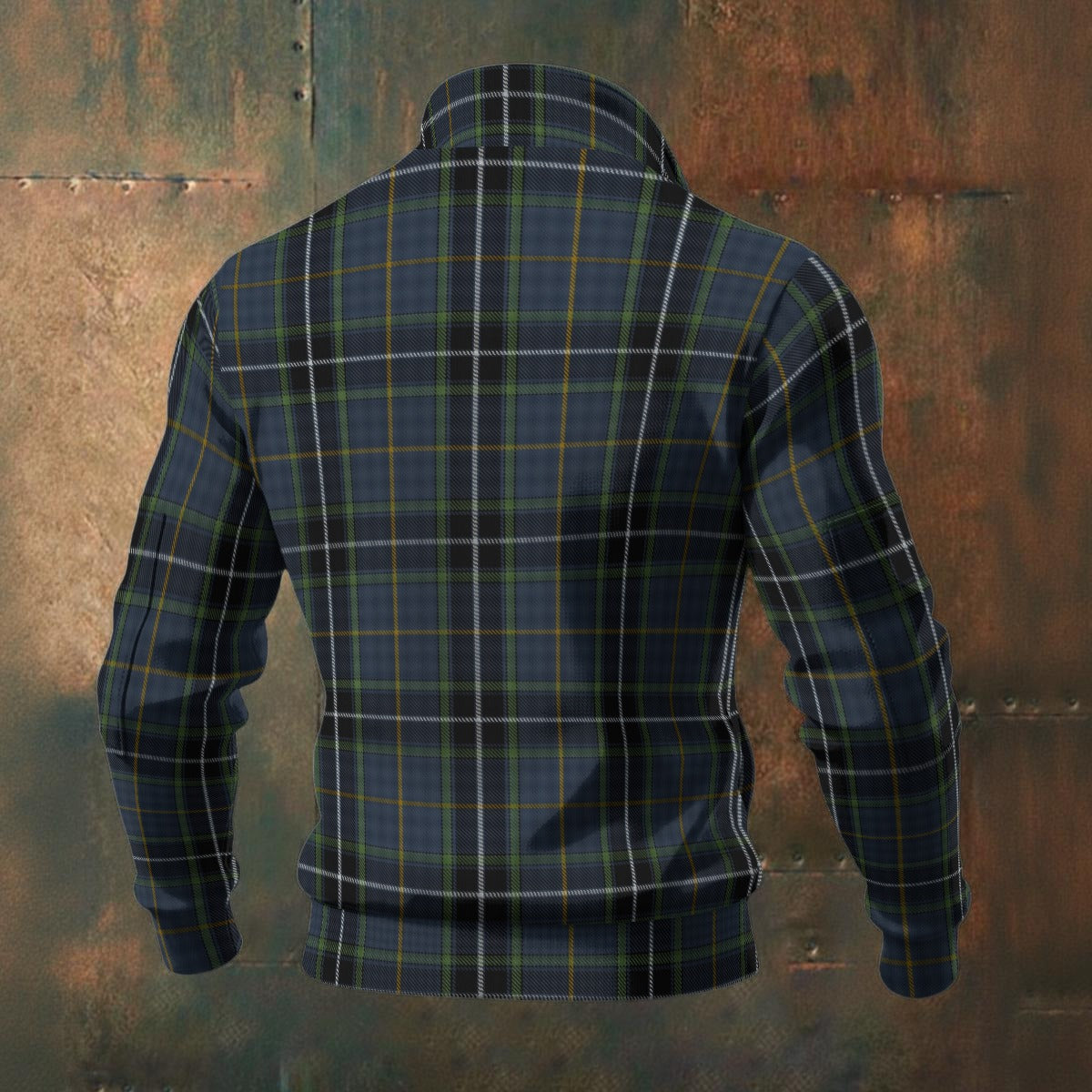 Breton - Bro Kerne Tartan | Men's Thick Knit Fleece Jacket