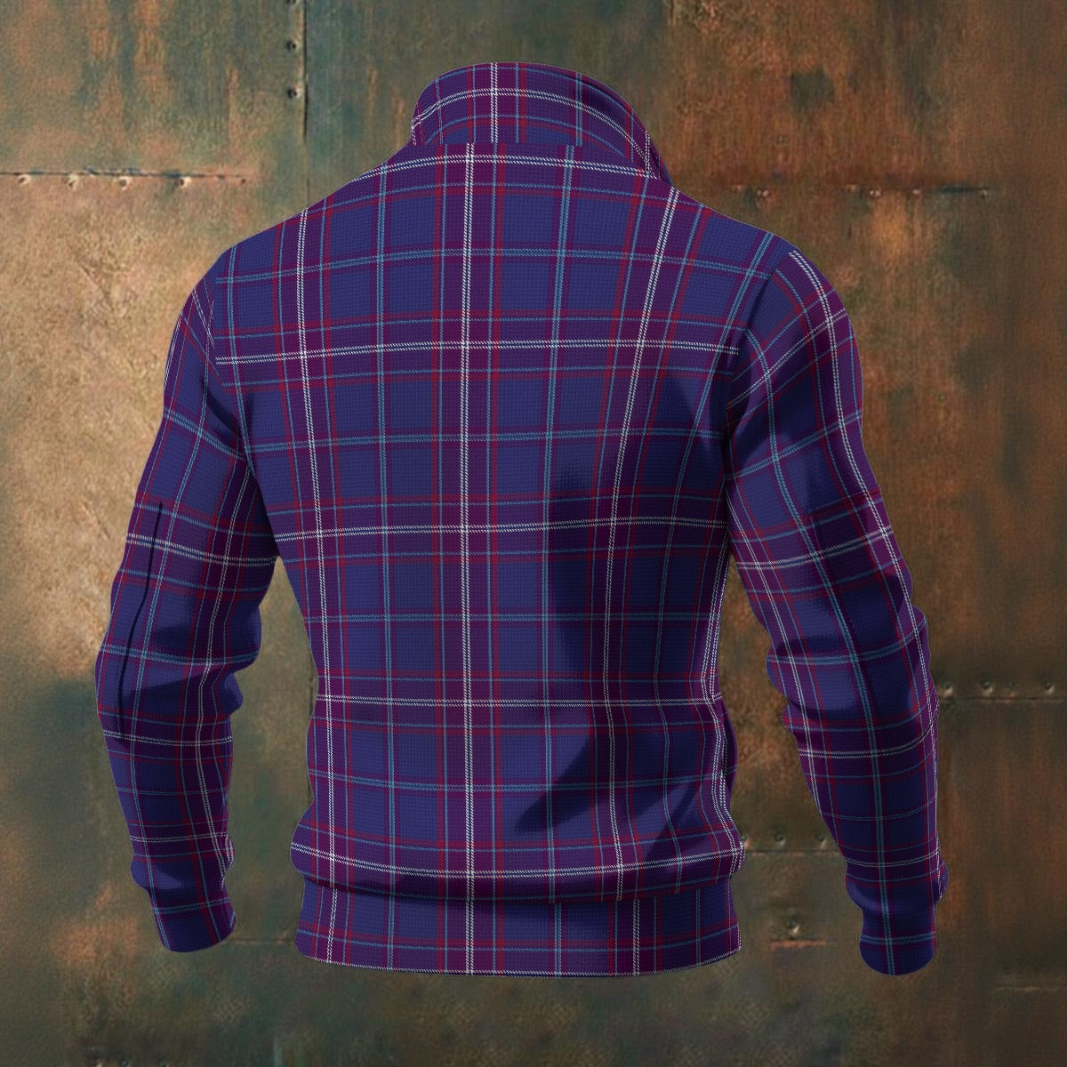 Pride of Fife Tartan | Men's Thick Knit Fleece Jacket