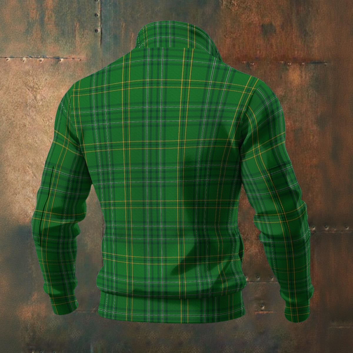 Irish - County Wexford Tartan | Men's Thick Knit Fleece Jacket