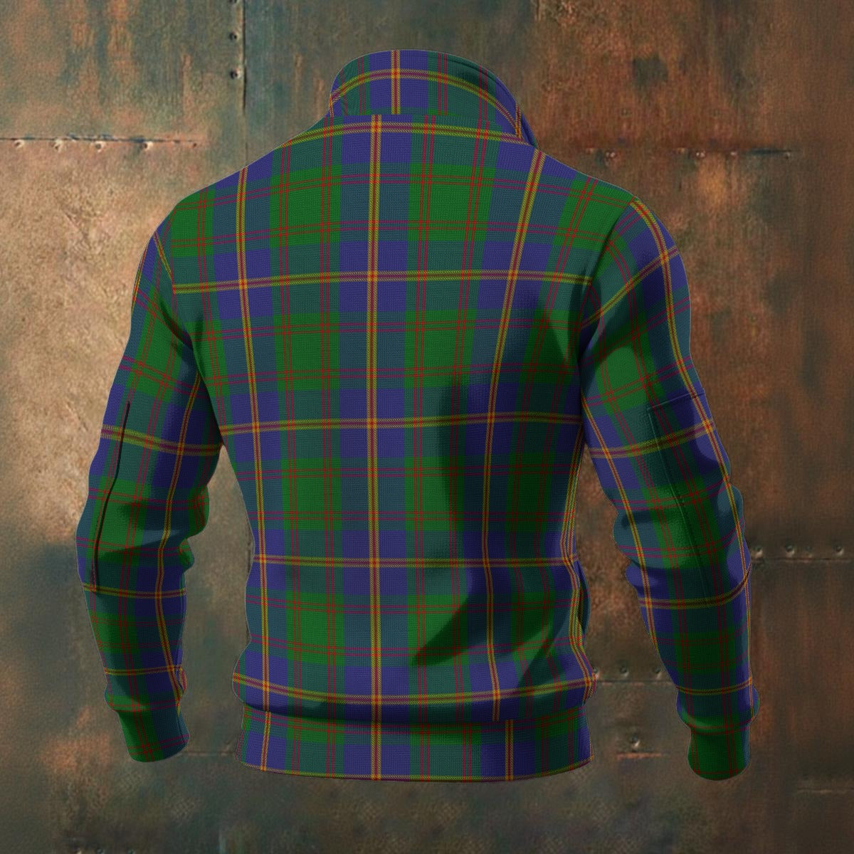USMC Tartan | Men's Thick Knit Fleece Jacket