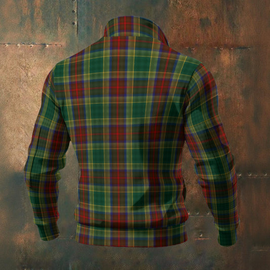 Irish - County Waterford Tartan | Men's Thick Knit Fleece Jacket