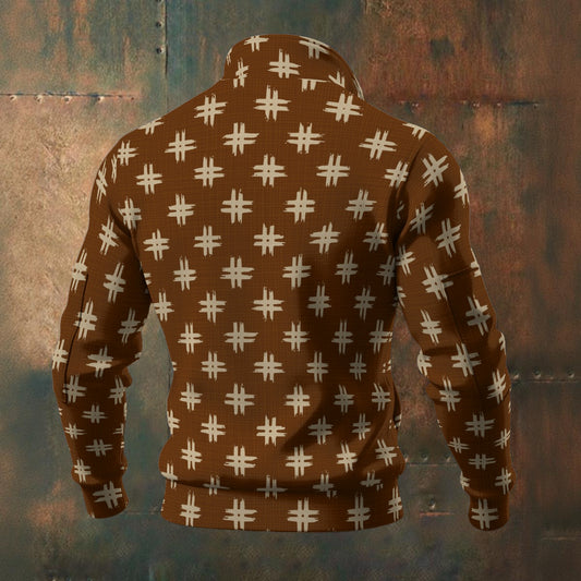 Japanese - Wagara - Igeta - Men's Thick Knit Fleece Jacket