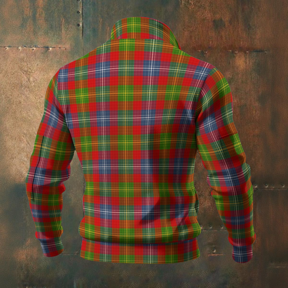 Clan Forrester Tartan | Men's Thick Knit Fleece Jacket