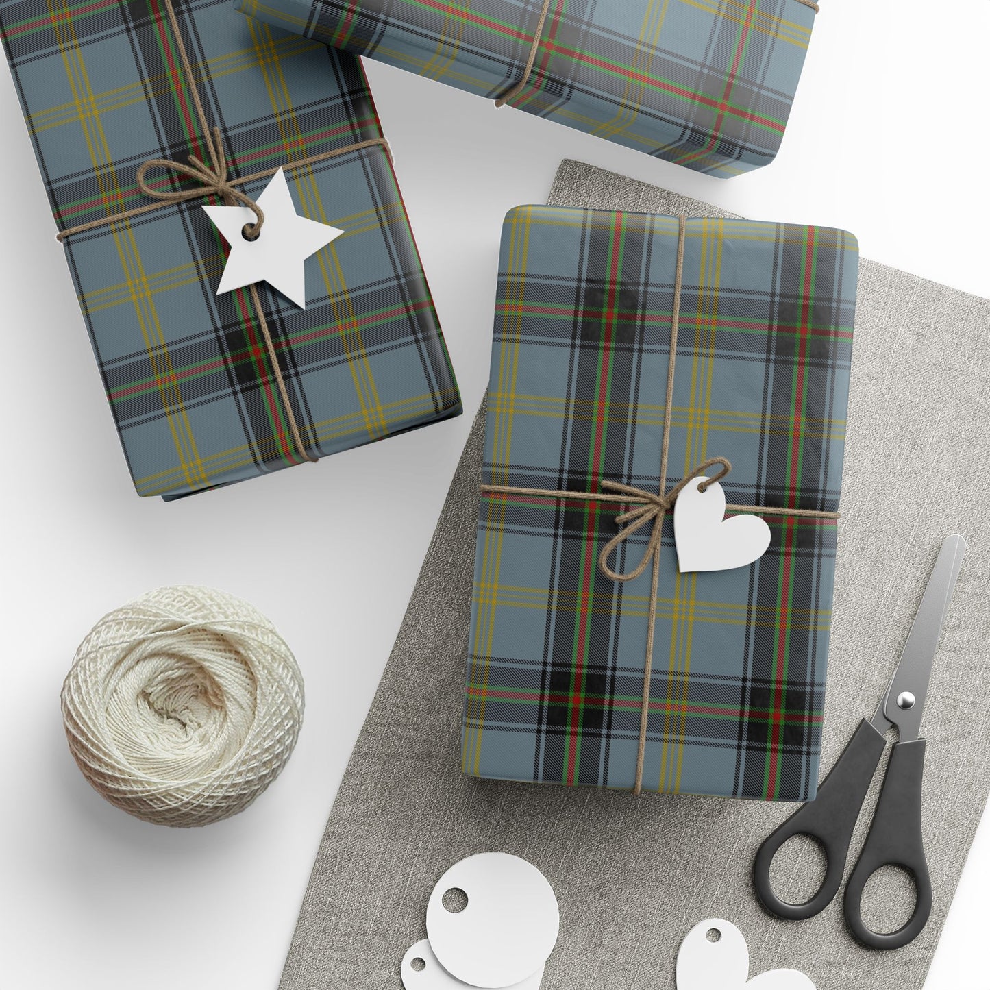 Clan Bell Tartan Wrapping Papers