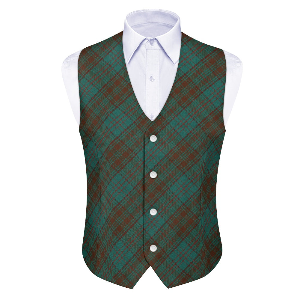 Irish County Dublin Tartan Waistcoat