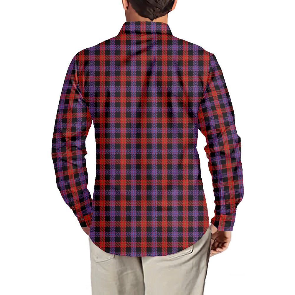 Clan Brown Tartan long-sleeved shirt