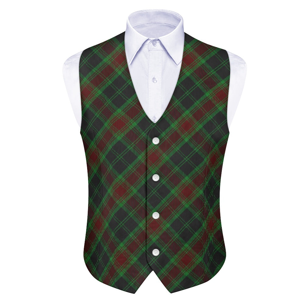 Irish County Carlow Tartan Waistcoat