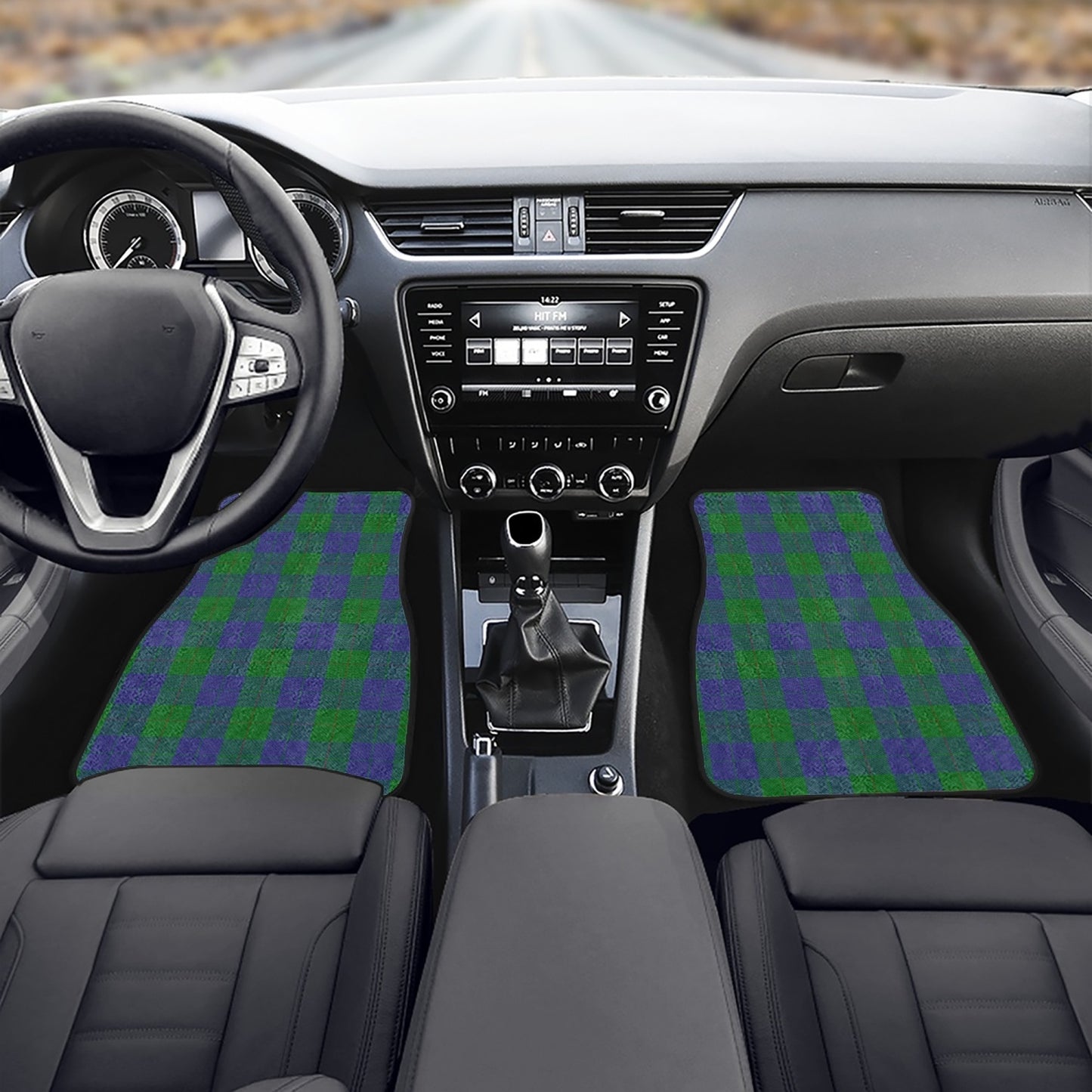 Clan Barclay Tartan Car Floor Mats - 2Pcs