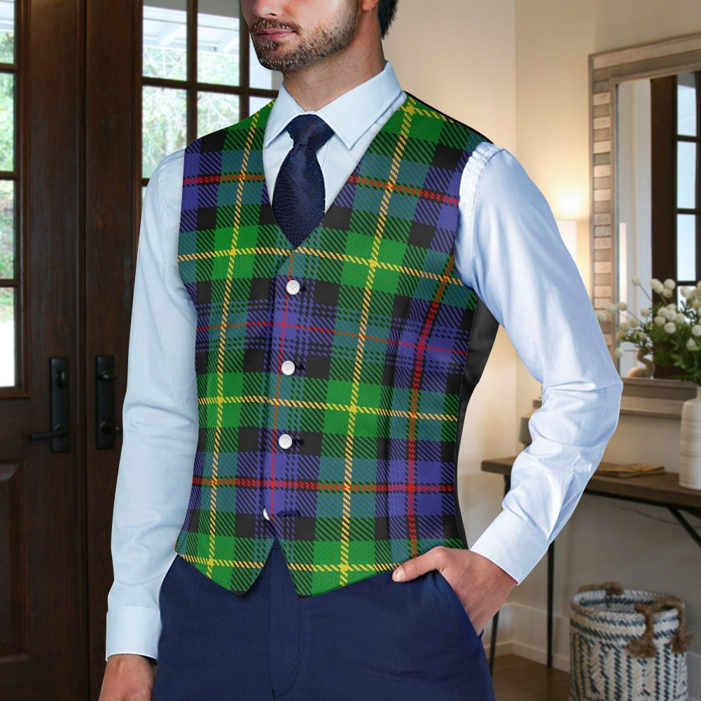 Clan Farquharson Tartan Suit vest jacket