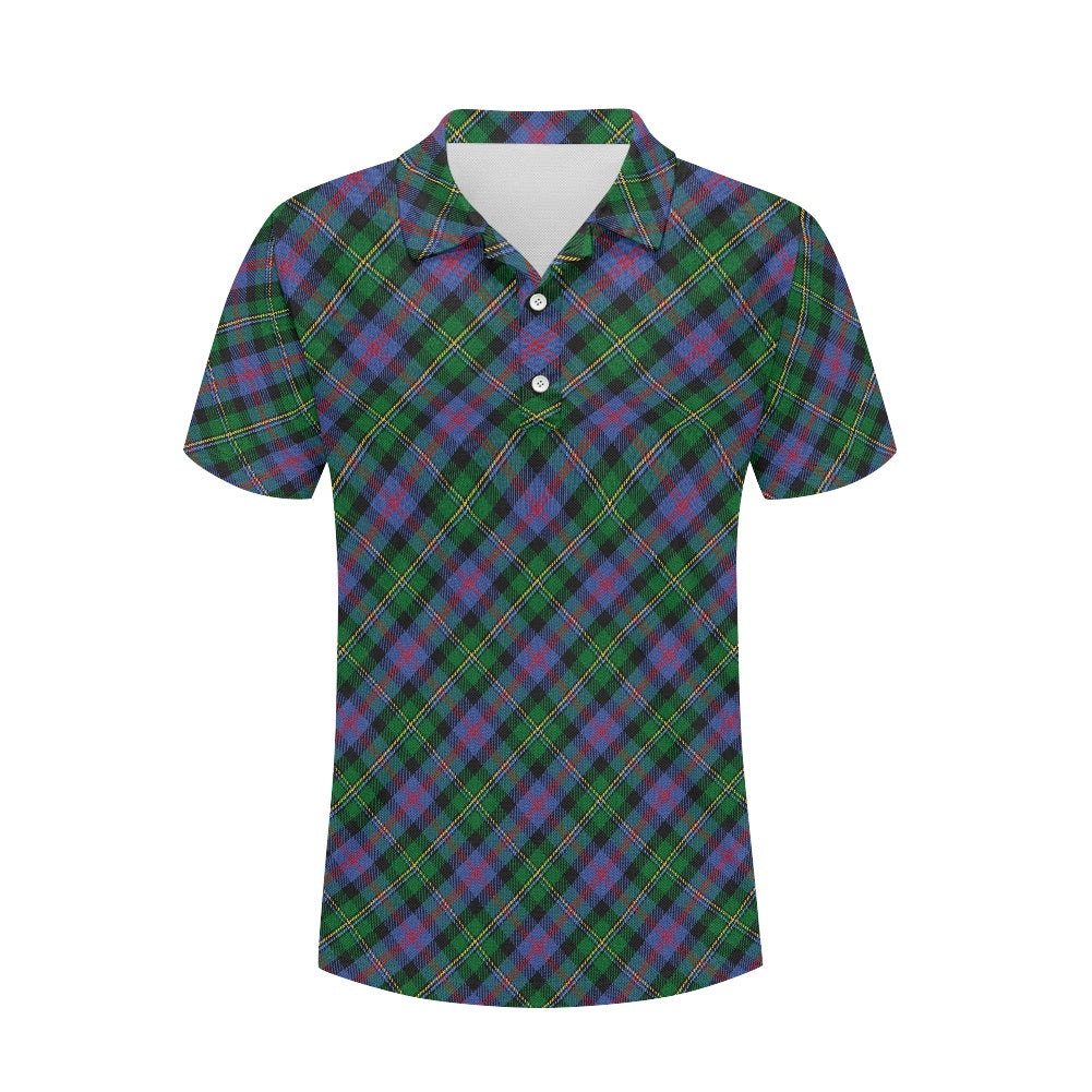 Clan Malcolm Tartan Polo Shirt