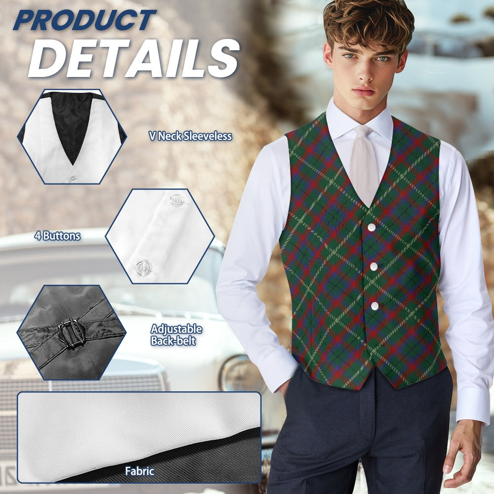 Irish County Mayo Tartan Waistcoat