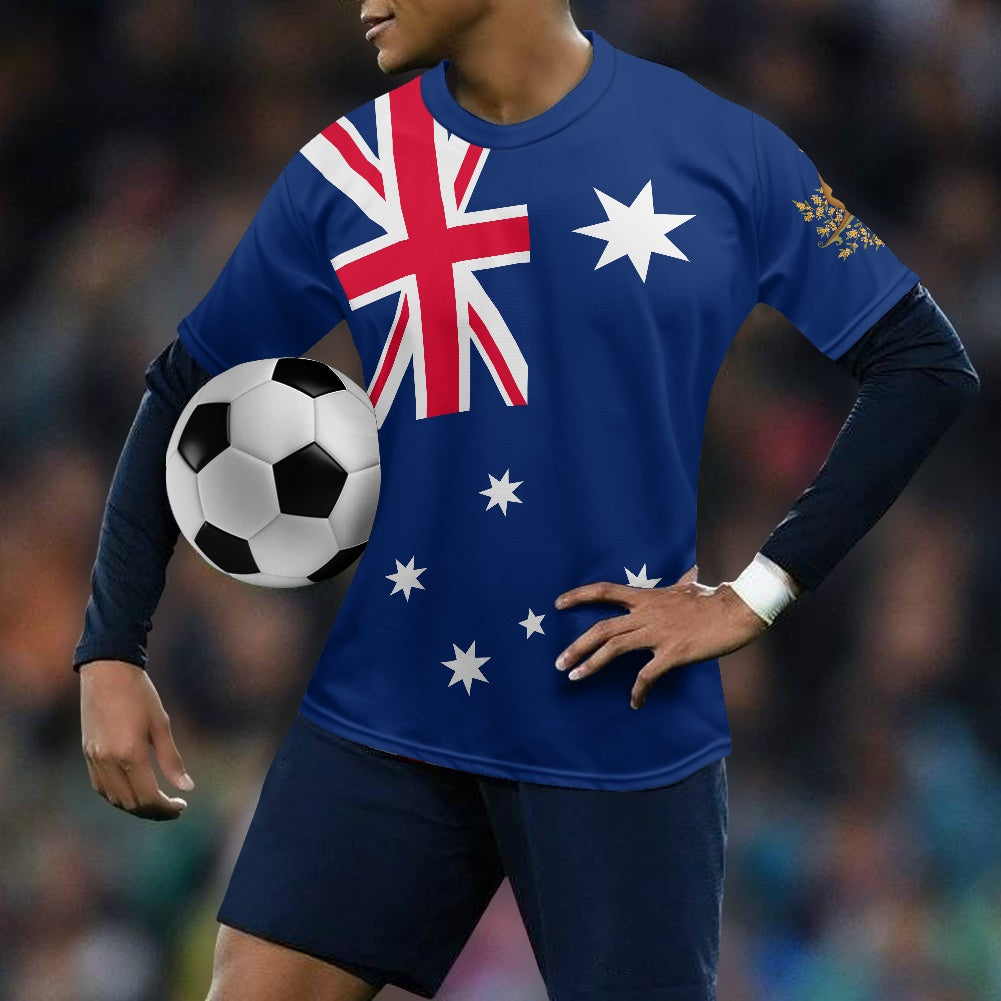 Australian Flag & CoA Football Shirt