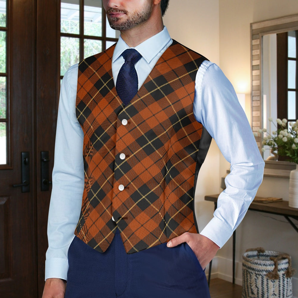 Clan Wallace Ancient Tartan Suit vest jacket