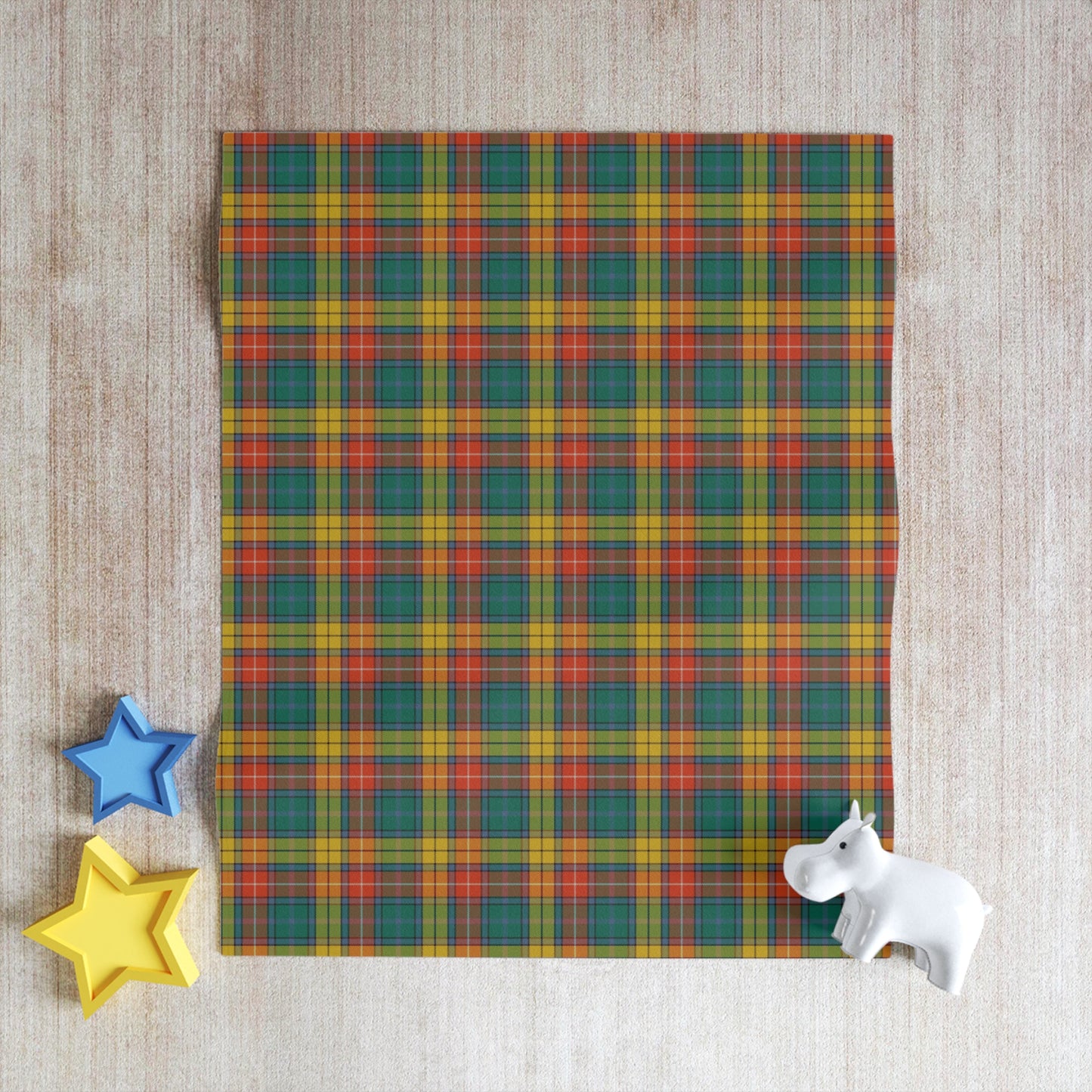 Clan Buchanan Ancient Tartan Throw Blanket