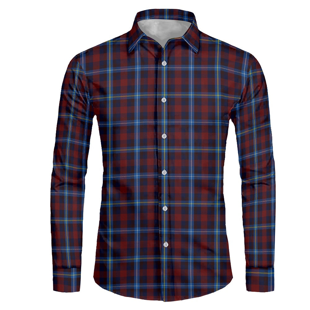 highland dress shirts Hamilton Full Sleeve Tartan Polo Shirt