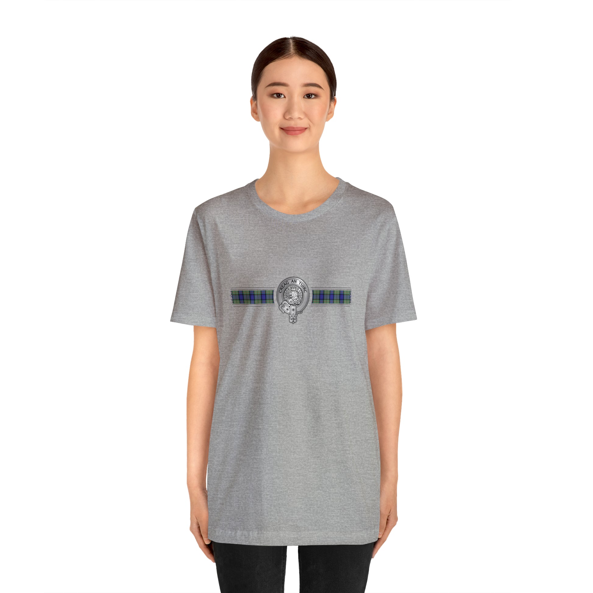 Clan McLaren Crest & Tartan | Unisex T-Shirt