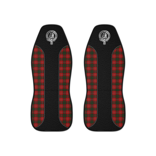 Clan MacKinnon Crest & Tartan Car Seat Covers