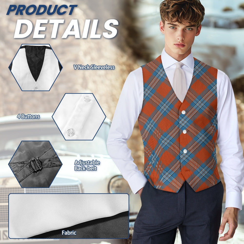 IrnBru Tartan Suit vest jacket