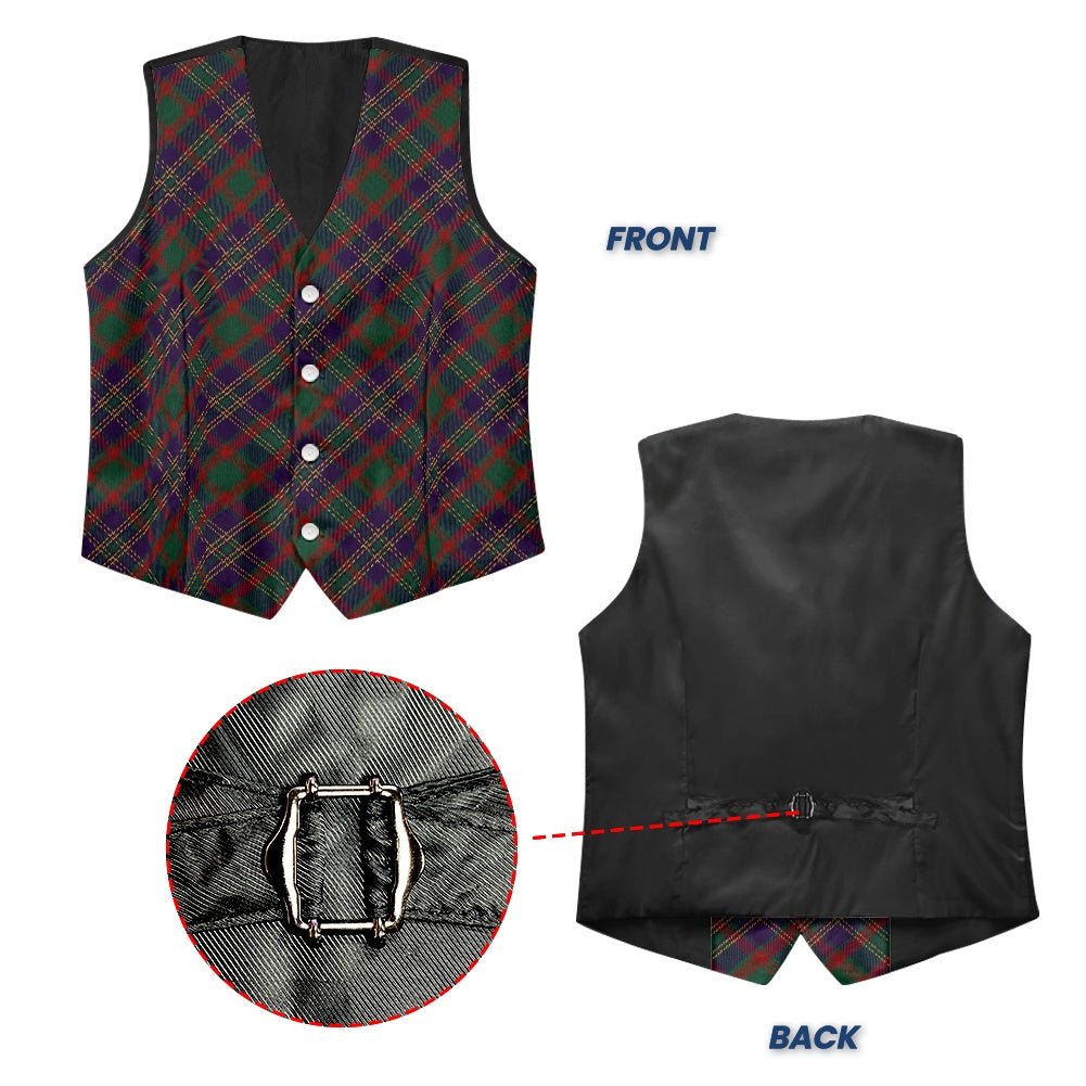 Irish County Cork Tartan Waistcoat