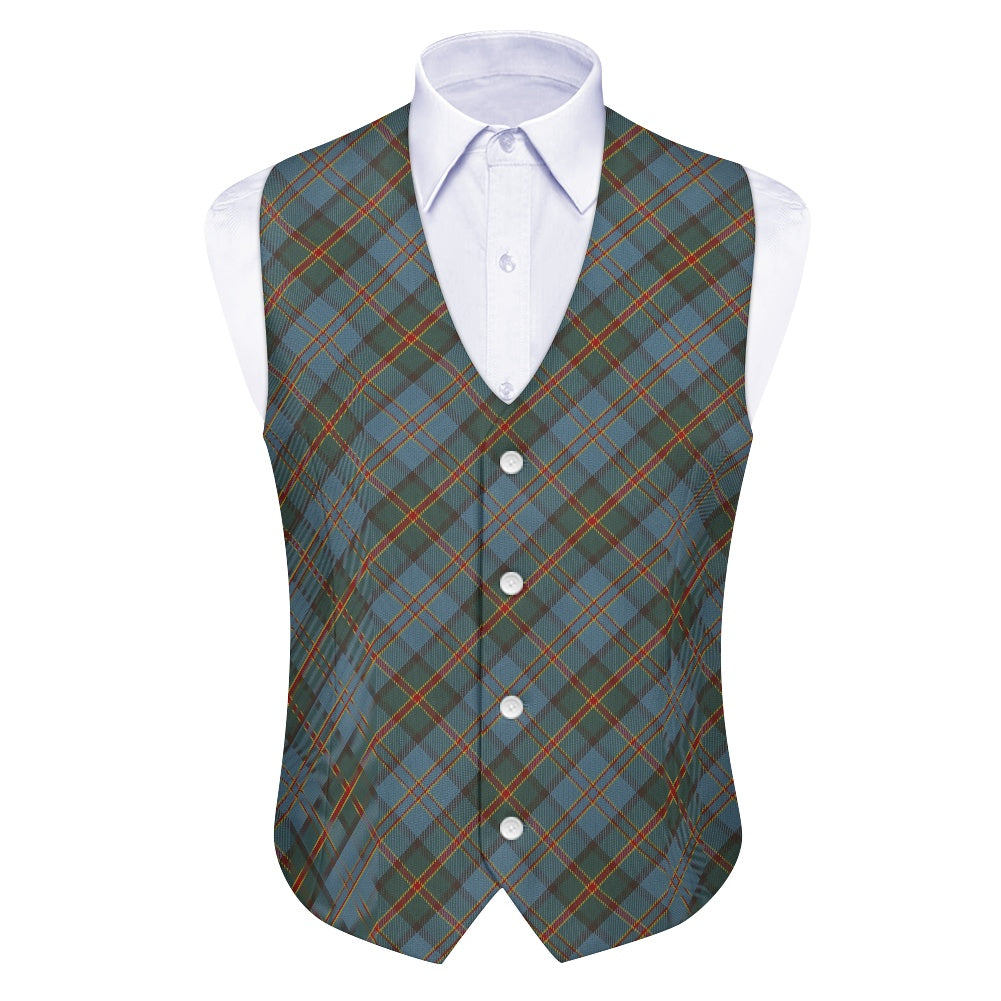 US State - Hawaii Tartan Suit vest jacket