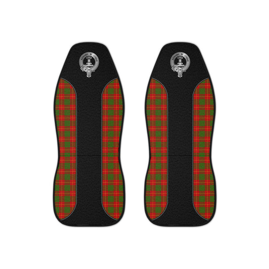 Clan Cameron Crest & Tartan Car Seat Covers