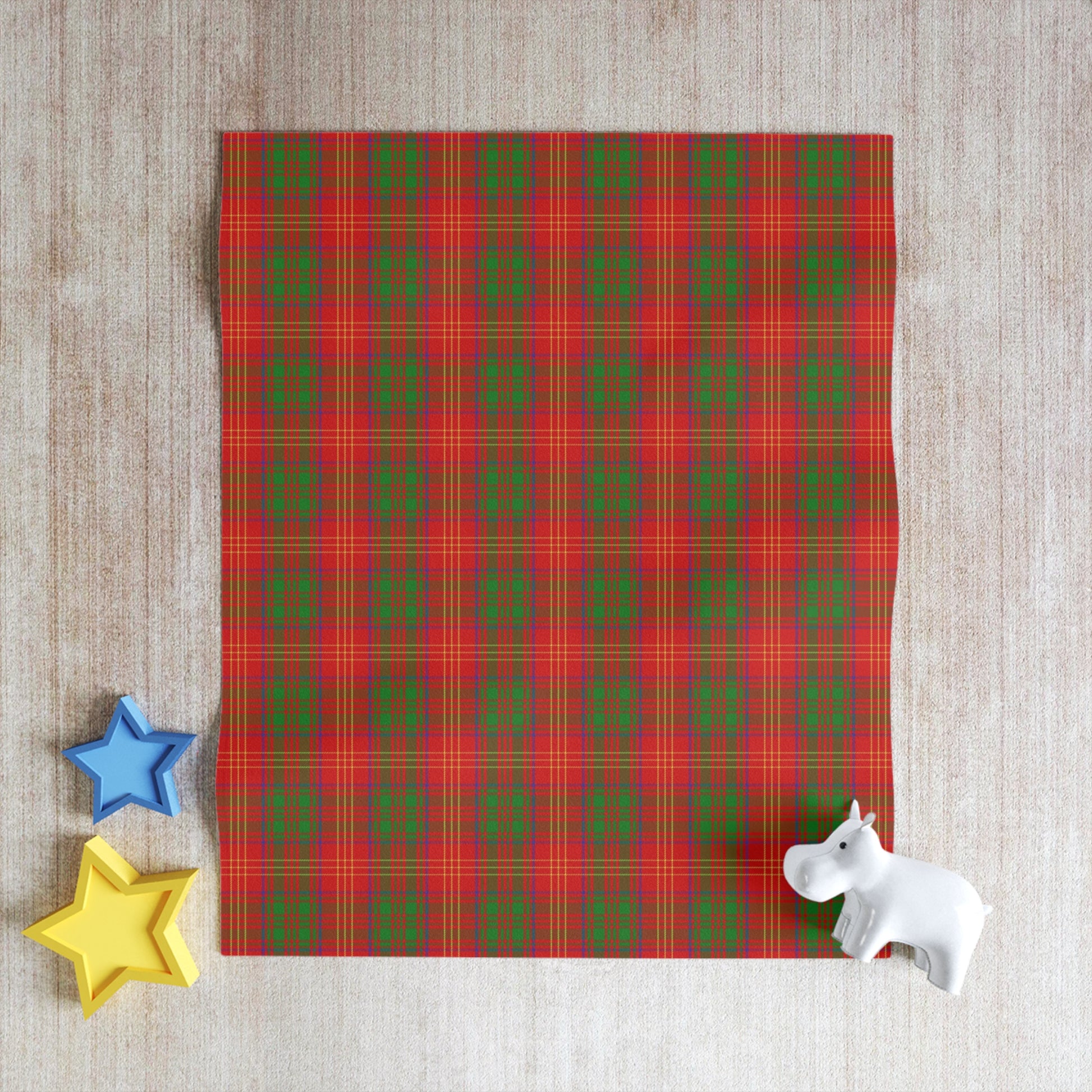 Clan Burns Tartan Throw Blanket