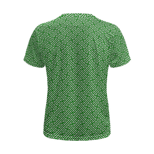 Japanese Wagara - Green Sayagata - Football Shirt