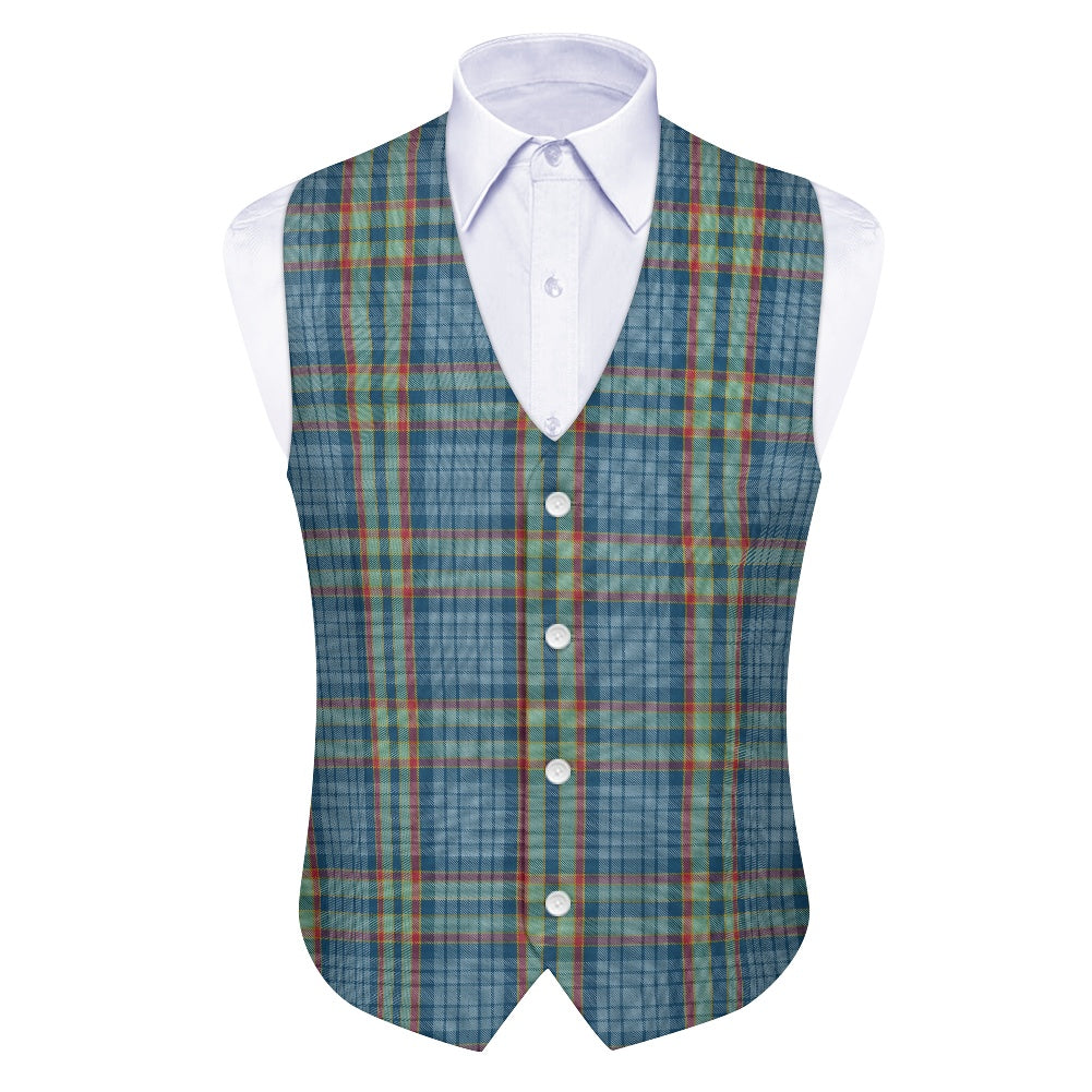 Clan Ralston Tartan Waistcoat