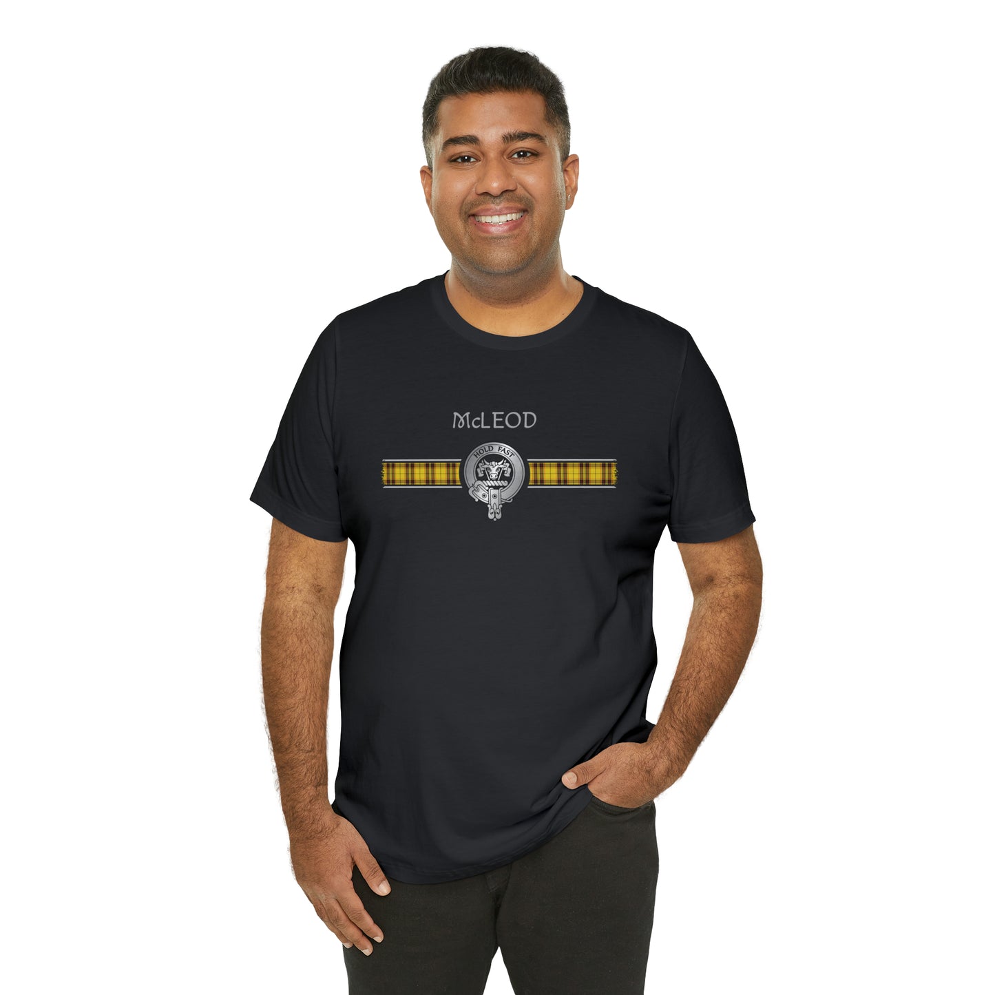 Clan McLeod Crest & Tartan | Unisex T-Shirt