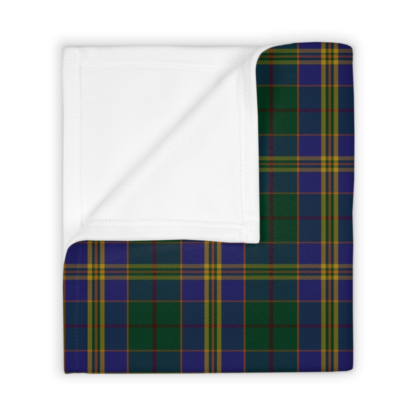 Irish County Kilkenny Tartan Throw Blanket