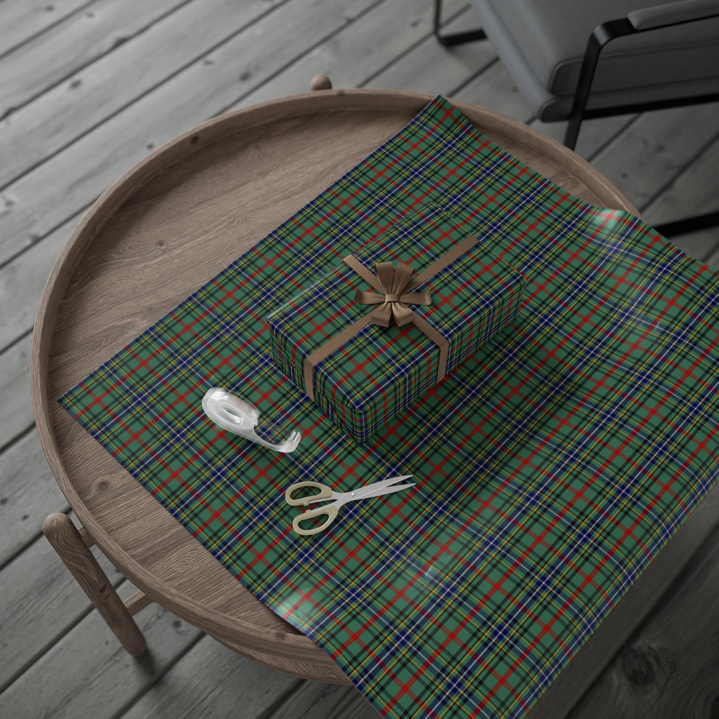 Clan Bissett Tartan Wrapping Papers