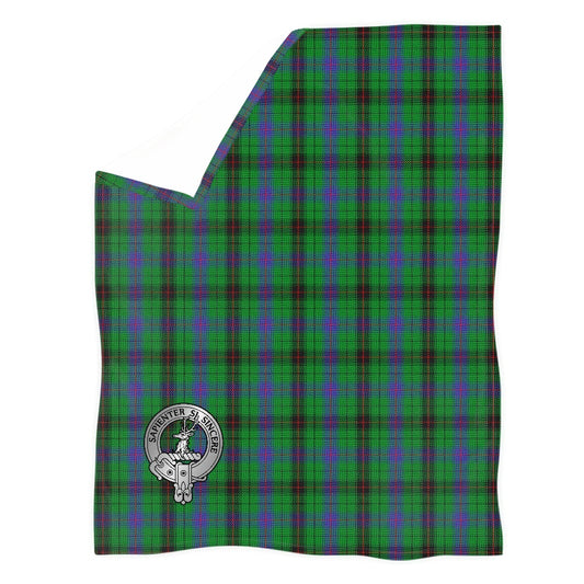 Clan Davidson Tartan Blanket