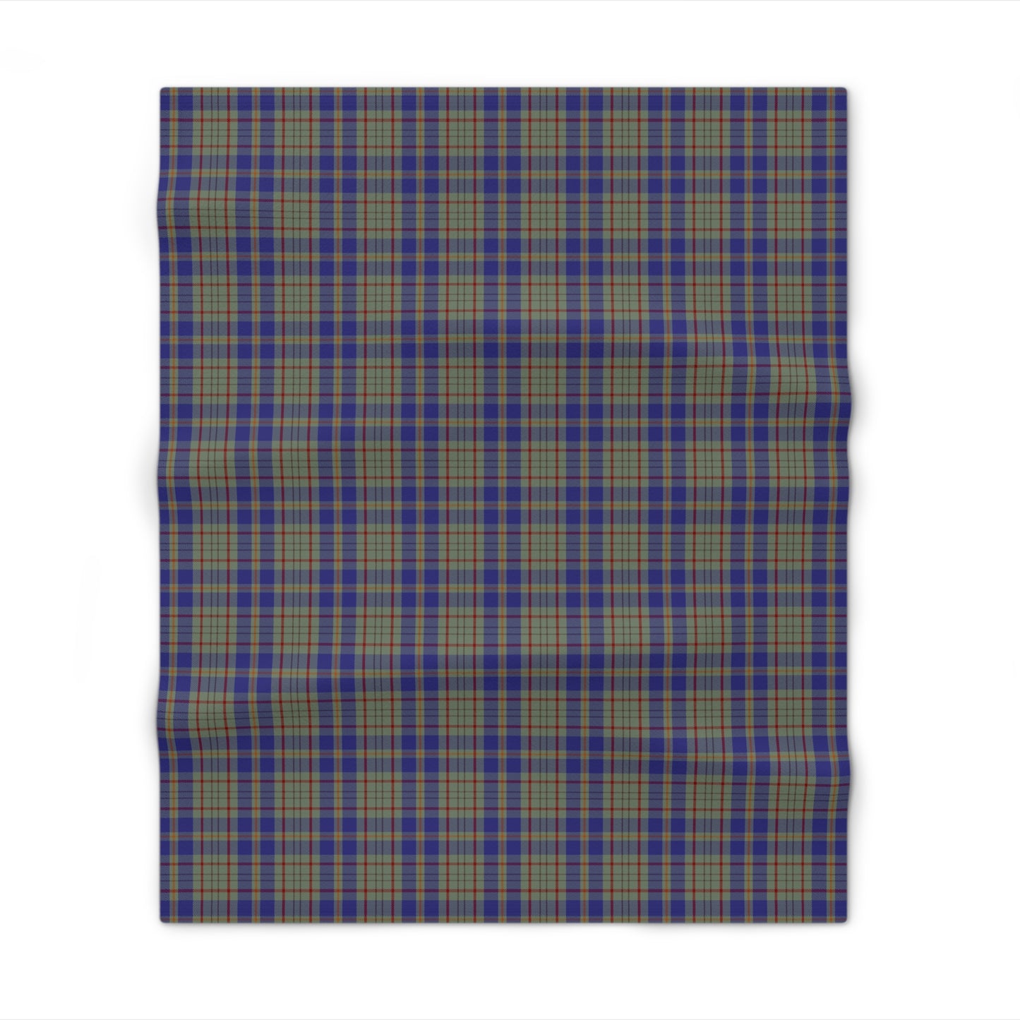 Irish County Kildare Tartan Throw Blanket