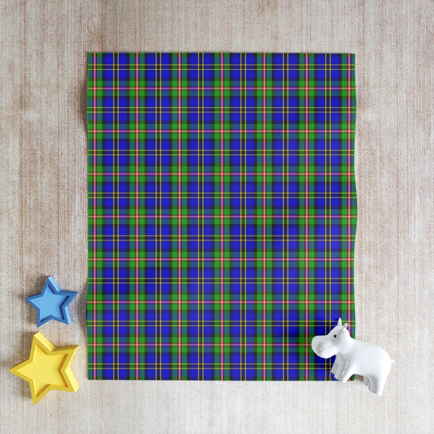Clan MacCuaig Tartan Throw Blanket