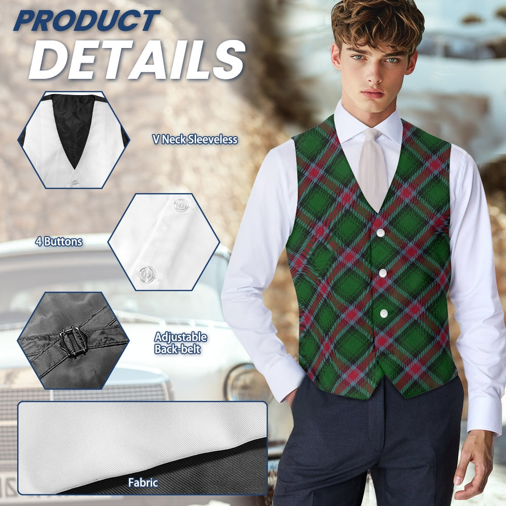 US State - Georgia Tartan Suit vest jacket