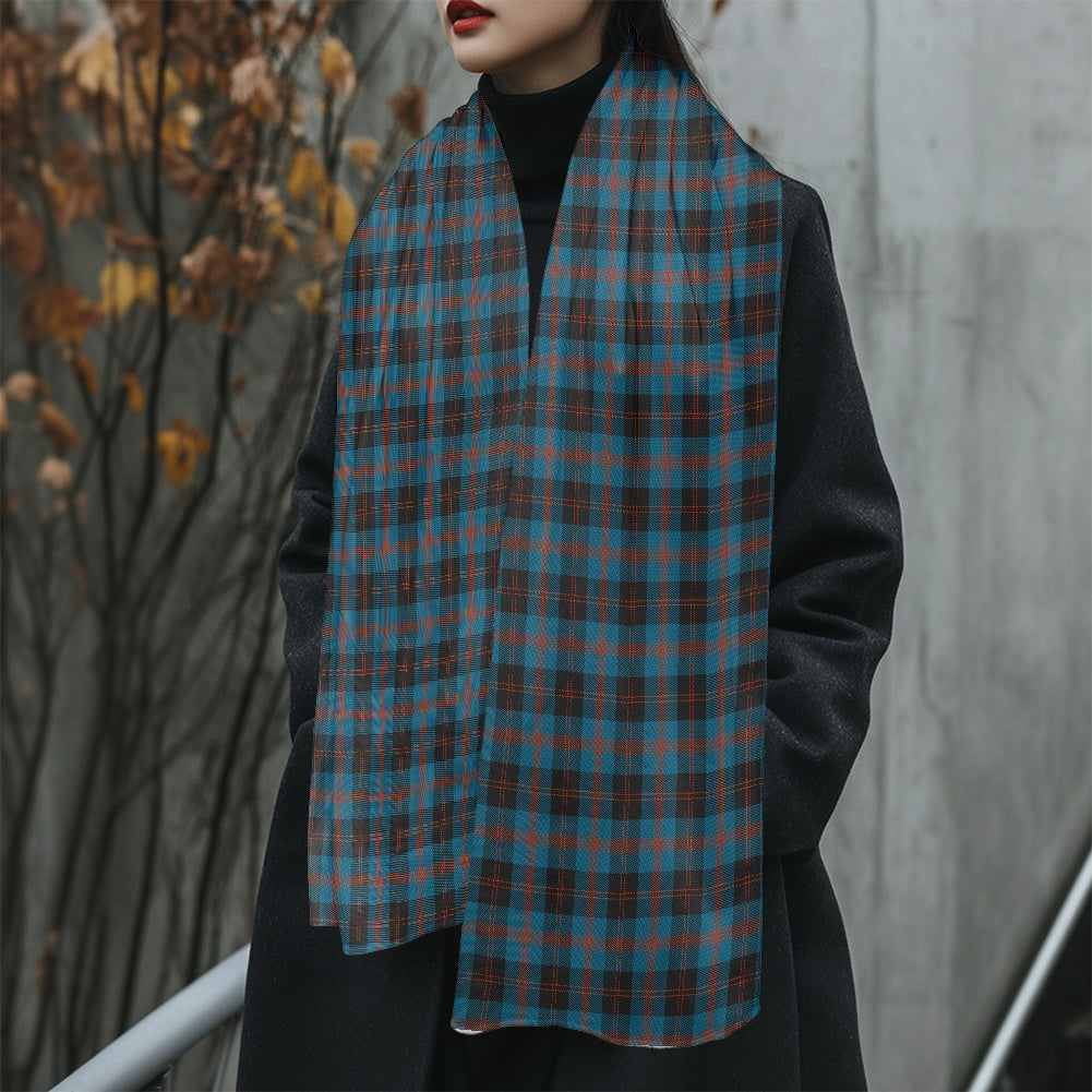 Clan Angus Ancient Tartan Fluffy scarf