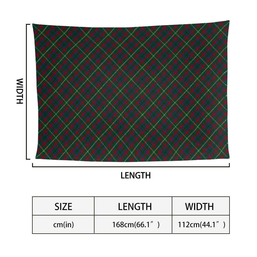 Irish County Mayo Tartan Bias Chiffon Scarf