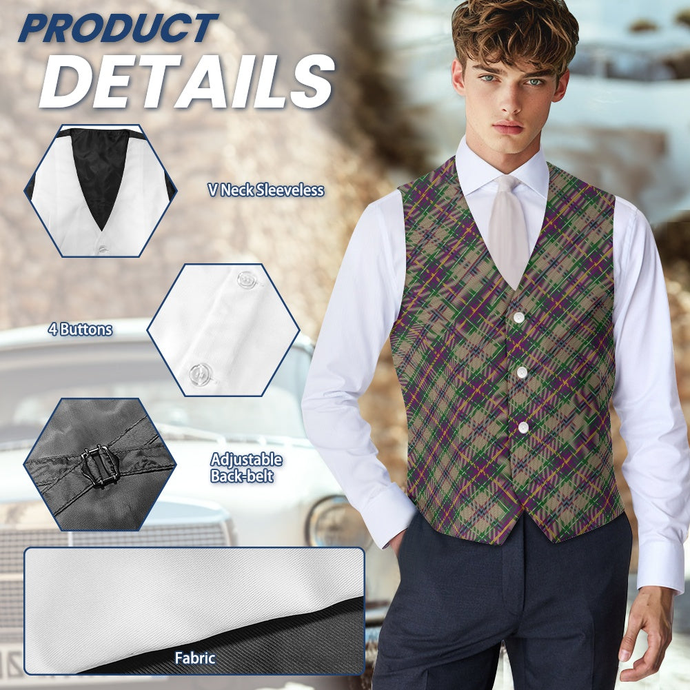 US State - Oregon Tartan Suit vest jacket