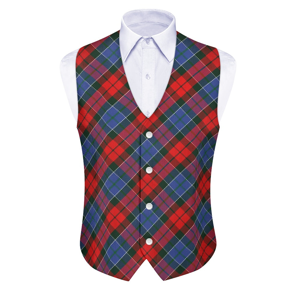 Clan Paterson Red Tartan Waistcoat