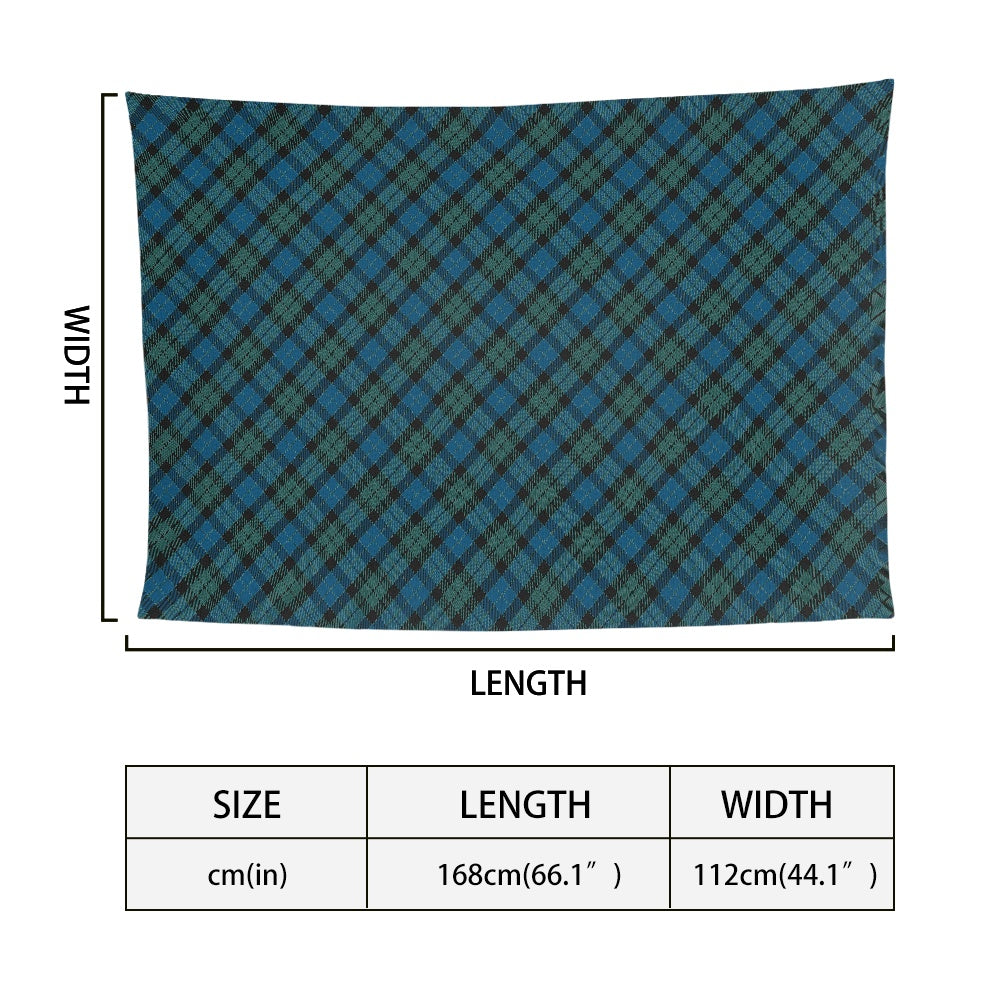 Clan MacKay Ancient Tartan Bias Chiffon Scarf