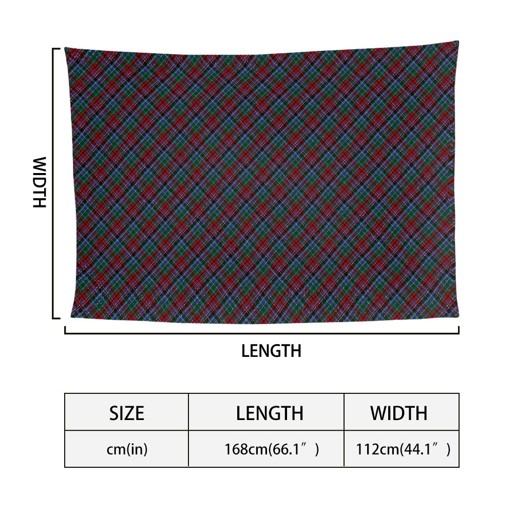 Clan Gordon Red Tartan Chiffon Scarf