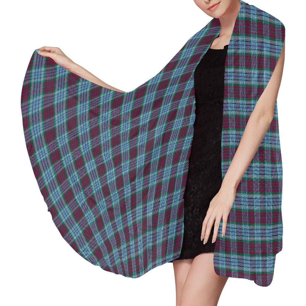 Dun Broch Tartan Chiffon Scarf