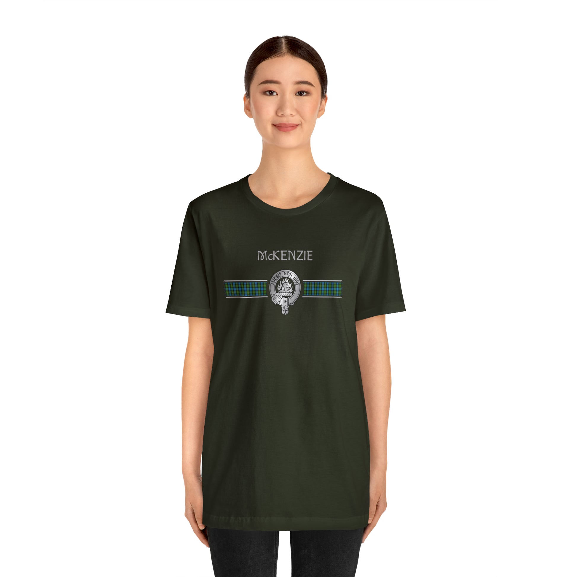 Clan McKenzie Crest & Tartan | Unisex T-Shirt