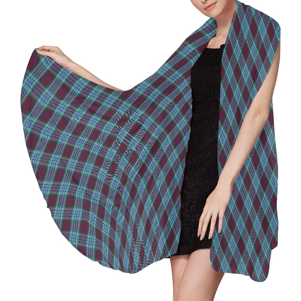 Dun Broch Tartan Chiffon Scarf