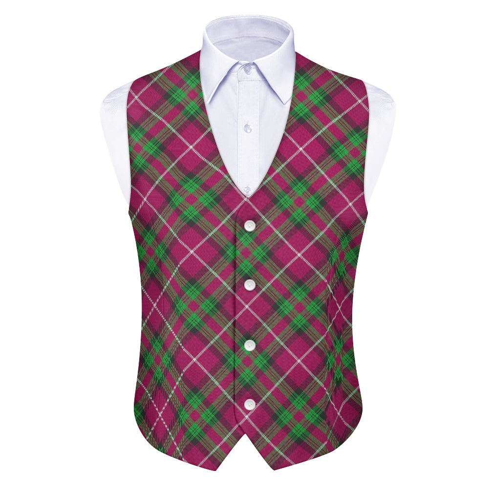Clan Stewart of Bute Tartan Waistcoat