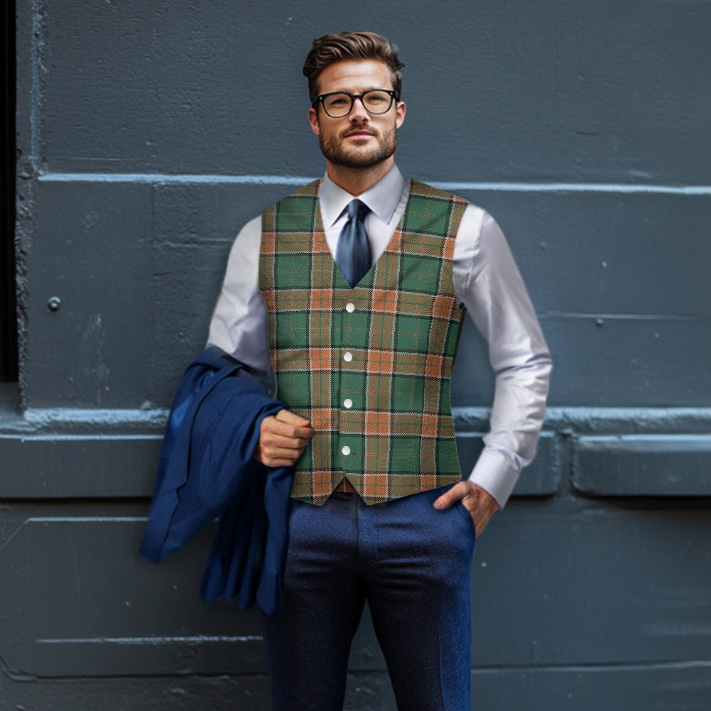 Clan Pollock Tartan Waistcoat