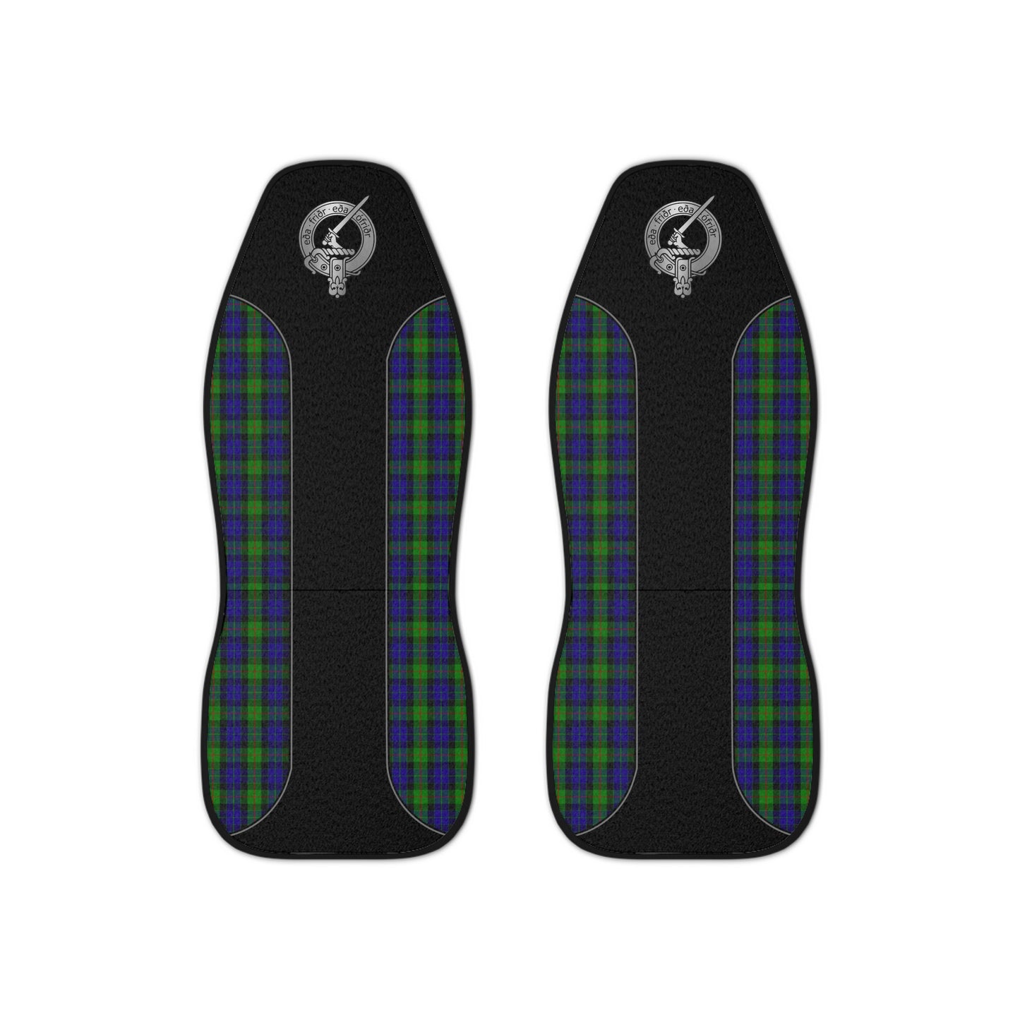 Clan Gunn Crest & Tartan Car Seat Covers