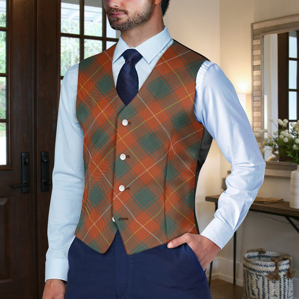 Clan MacPhee Ancient Tartan Suit vest jacket