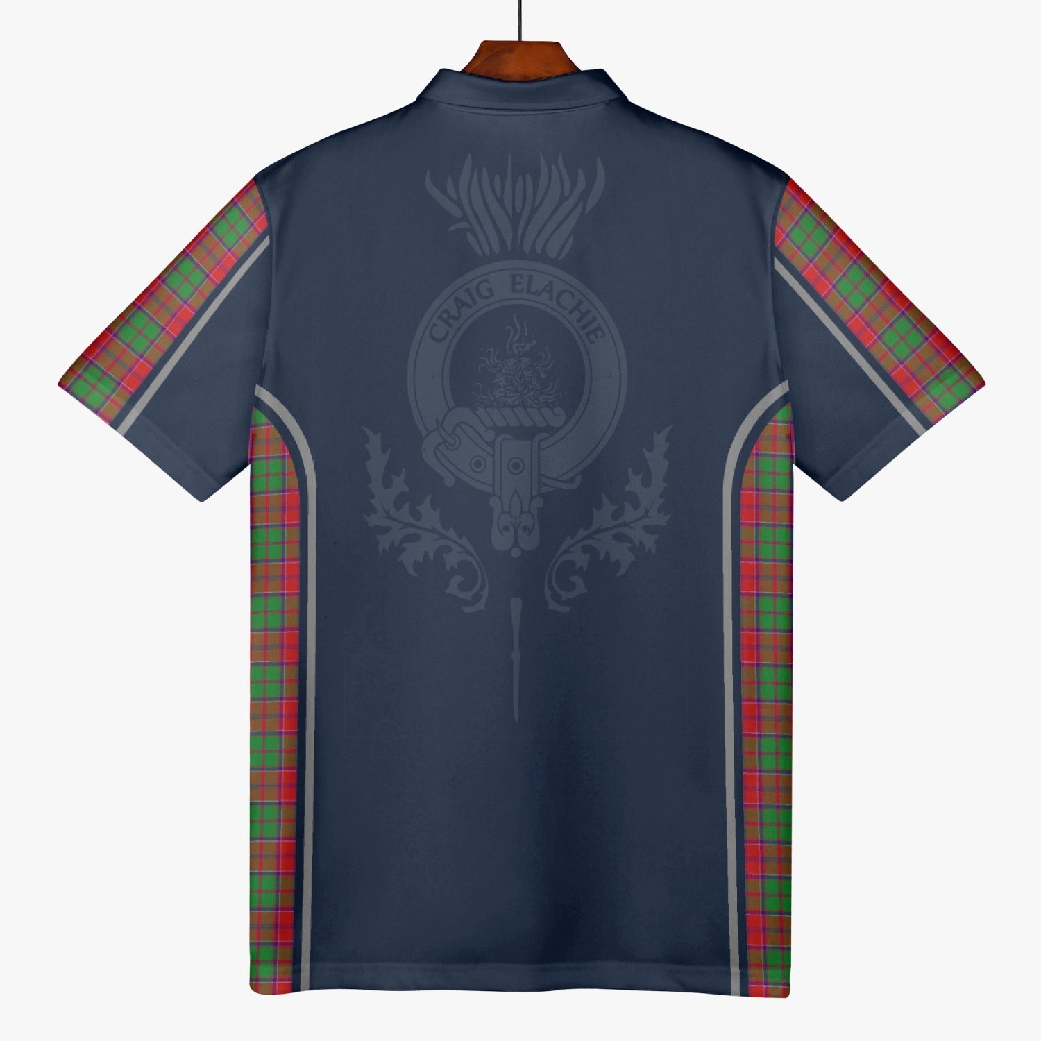 Clan Grant Crest & Tartan Polo Shirt