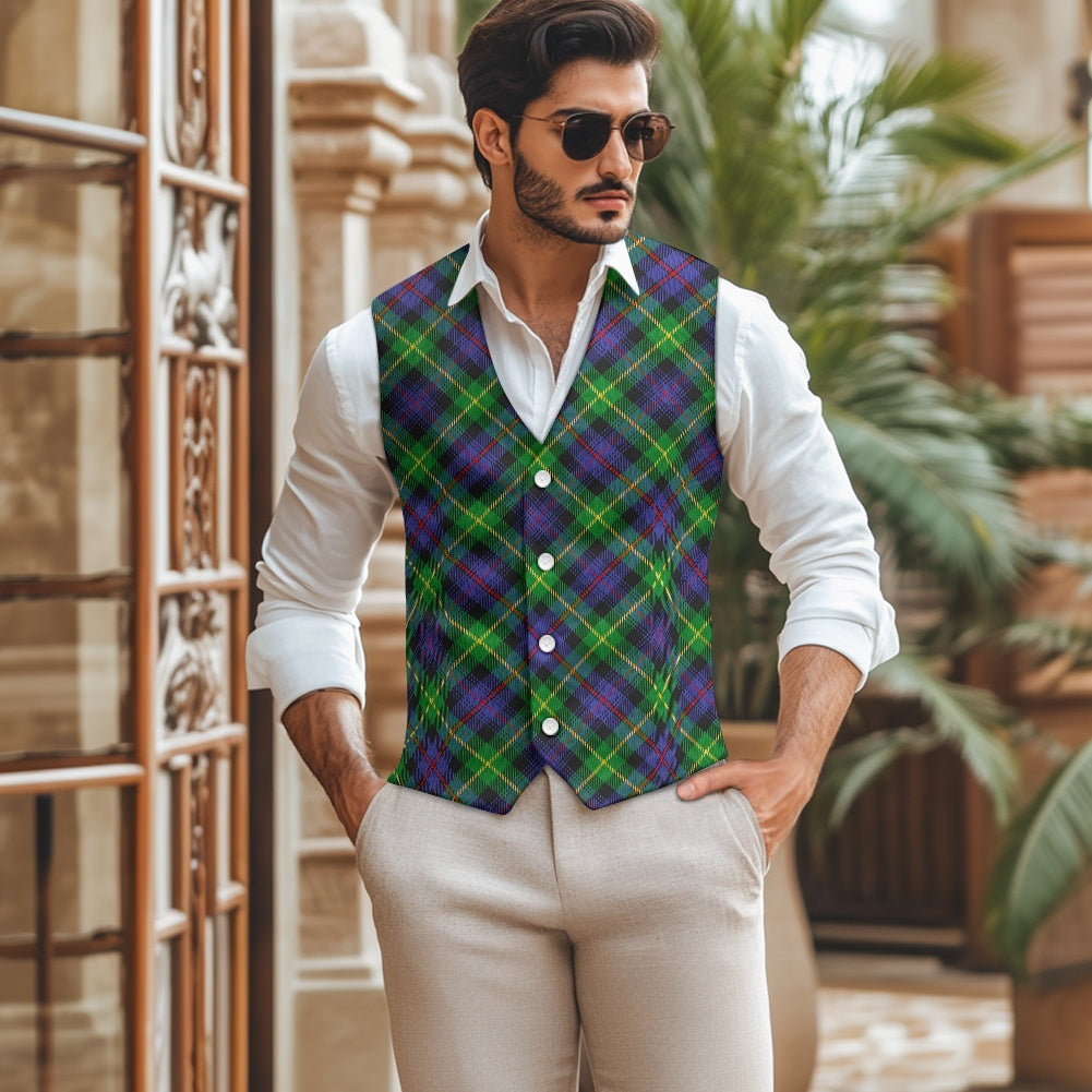Clan Farquharson Tartan Suit vest jacket